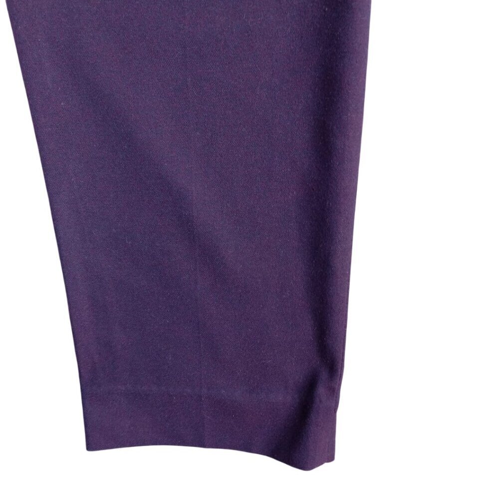 Banana Republic Avery Purple Straight Leg Ankle Dress Pants - Women's Size 8 - Picture 5 of 9